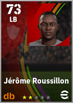 Jérôme Roussillon — LB, OVR 73, MAX 73