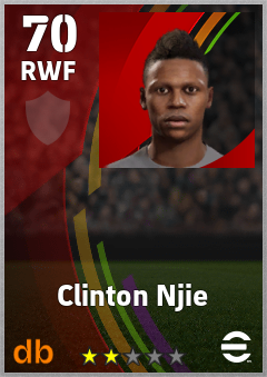 Clinton Njie eFootball player card