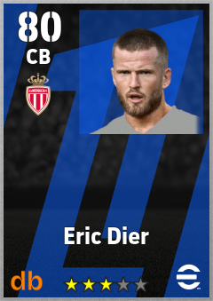 Eric Dier eFootball player card
