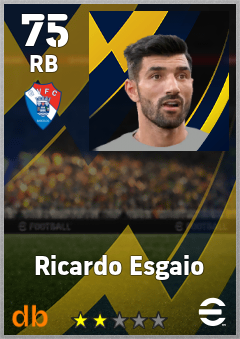 Ricardo Esgaio — RB, OVR 75, MAX 75