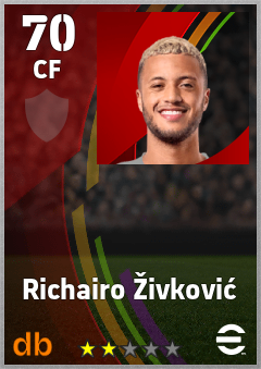 Richairo Živković eFootball player card