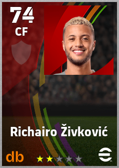Richairo Živković eFootball player card