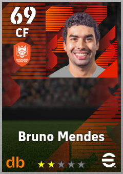 Bruno Mendes — CF, OVR 69, MAX 69