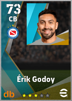 Érik Godoy — CB, OVR 73, MAX 73