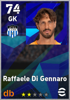 Raffaele Di Gennaro — GK, OVR 74, MAX 74