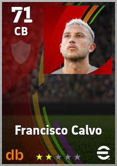 Francisco Calvo eFootball player card