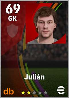 Julián eFootball player card