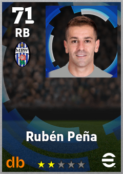 Rubén Peña eFootball player card