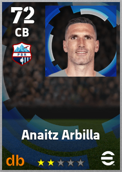 Anaitz Arbilla — CB, OVR 72, MAX 72