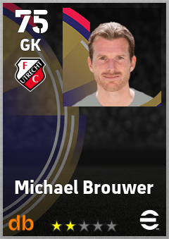 Michael Brouwer — GK, OVR 75, MAX 75