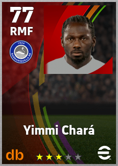 Yimmi Chará — RMF, OVR 77, MAX 77