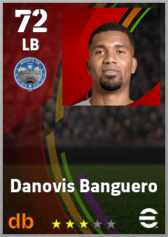 Danovis Banguero eFootball player card