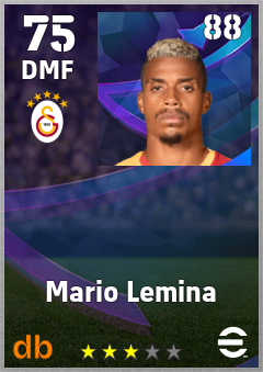Mario Lemina eFootball player card