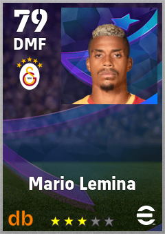 Mario Lemina eFootball player card