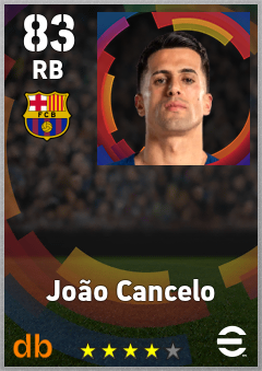 João Cancelo — RB, OVR 83, MAX 83