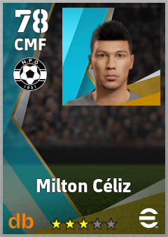 Milton Céliz — CMF, OVR 78, MAX 78