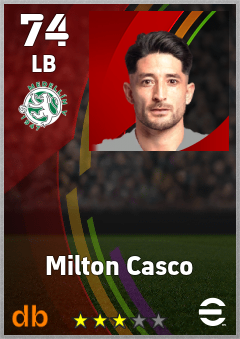 Milton Casco — LB, OVR 74, MAX 74
