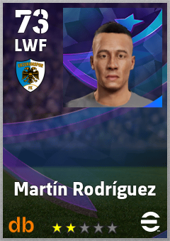 Martín Rodríguez — LWF, OVR 73, MAX 73
