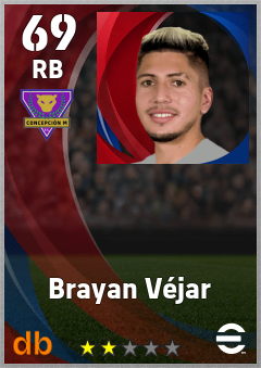 Brayan Véjar eFootball player card