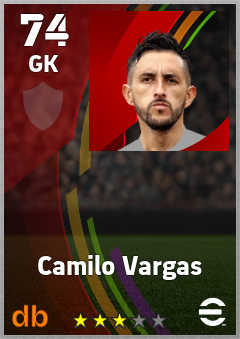 Camilo Vargas eFootball player card