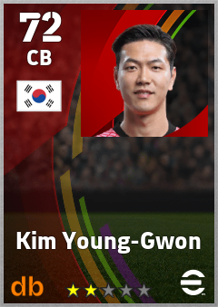 Kim Young-Gwon eFootball player card