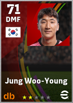 Jung Woo-Young eFootball player card