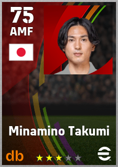 Minamino Takumi eFootball player card