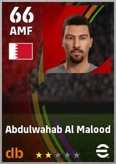 Abdulwahab Al Malood eFootball player card