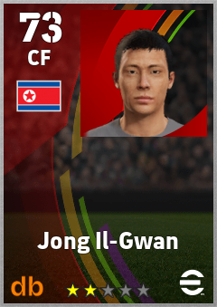 Jong Il-Gwan — CF, OVR 73, MAX 73