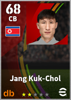 Jang Kuk-Chol — CB, OVR 68, MAX 68