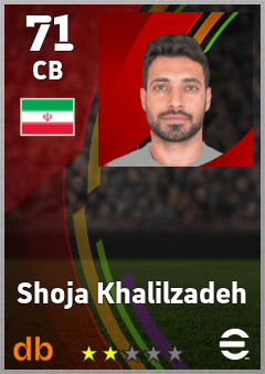 Shoja Khalilzadeh eFootball player card