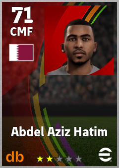 Abdel Aziz Hatim eFootball player card