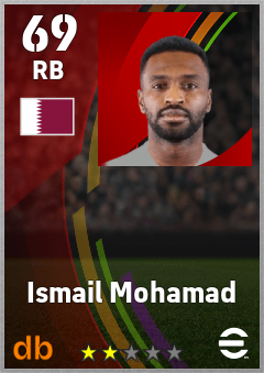 Ismail Mohamad eFootball player card