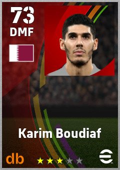 Karim Boudiaf eFootball player card