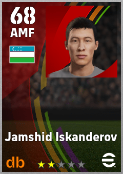 Jamshid Iskanderov eFootball player card