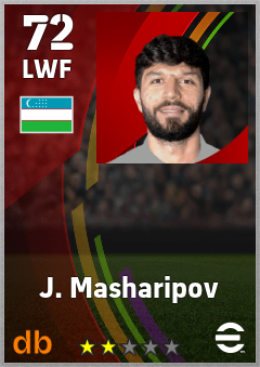 J. Masharipov eFootball player card