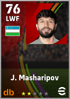 J. Masharipov — LWF, OVR 76, MAX 76