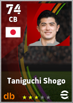 Taniguchi Shogo eFootball player card