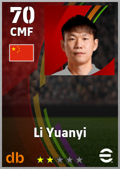 Li Yuanyi eFootball player card