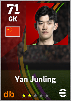 Yan Junling eFootball player card