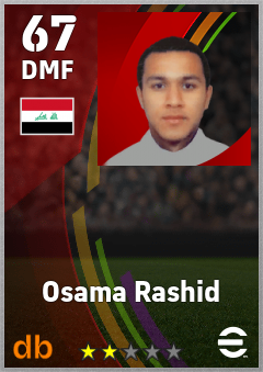 Osama Rashid eFootball player card
