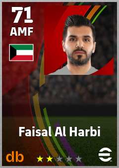Faisal Al Harbi — AMF, OVR 71, MAX 71