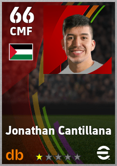 Jonathan Cantillana — CMF, OVR 66, MAX 66