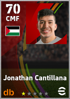 Jonathan Cantillana — CMF, OVR 70, MAX 70