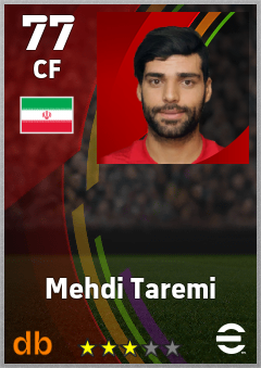 Mehdi Taremi eFootball player card