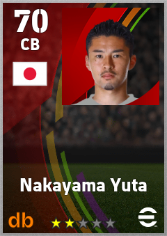 Nakayama Yuta eFootball player card