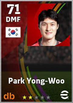 Park Yong-Woo eFootball player card