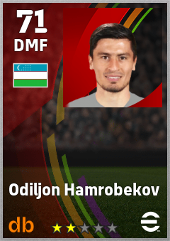 Odiljon Hamrobekov eFootball player card