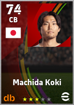 Machida Koki eFootball player card