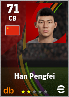Han Pengfei eFootball player card